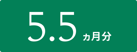 5.5ヵ月分